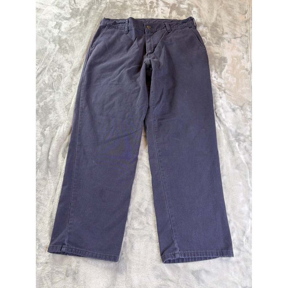 Tyndale Work Pants Mens Size 36 Navy Blue Flame Resistant FR